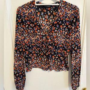 Intermix Silk Long sleeve Top